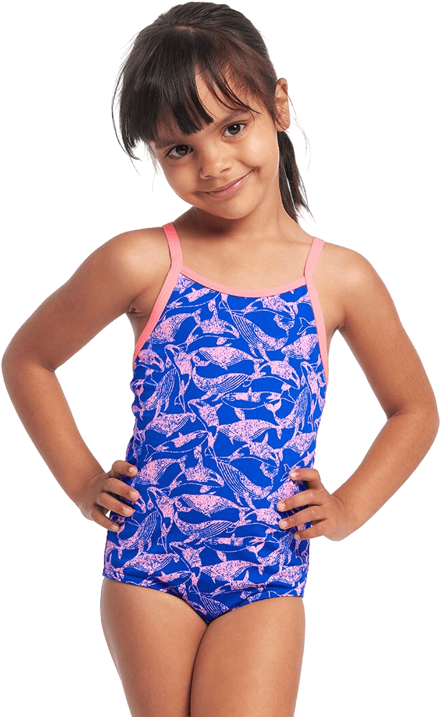 Купальник FUNKITA Toddler Girl's Minky Pinky - 1