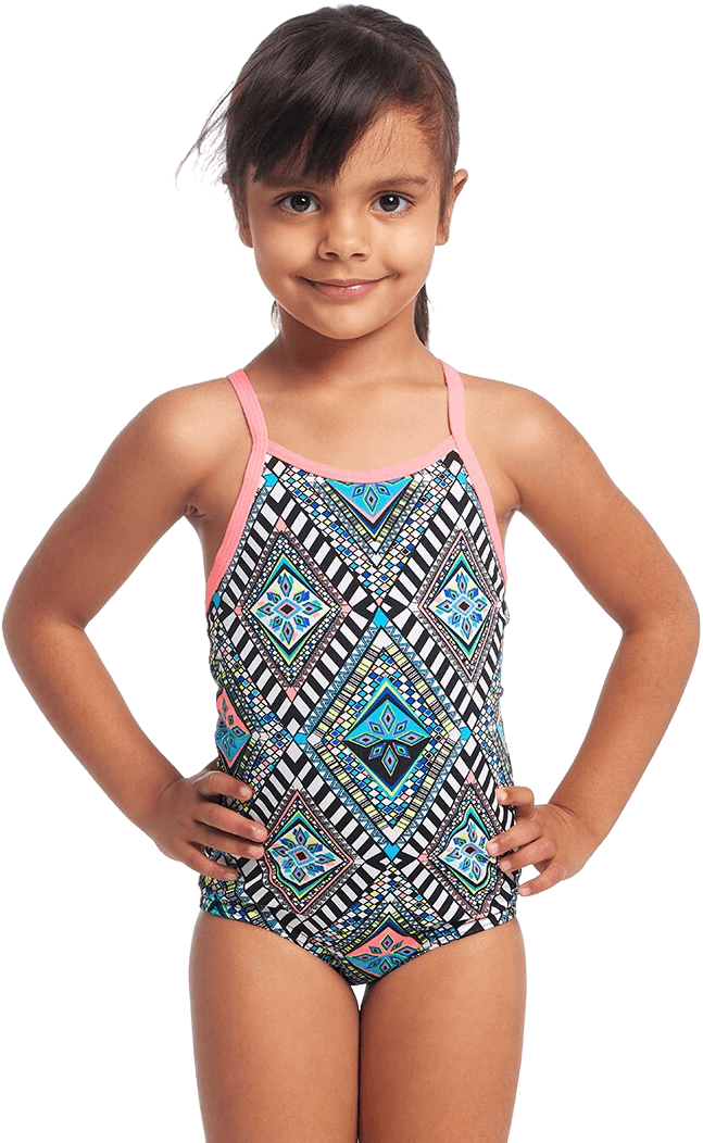 Купальник FUNKITA Toddler Girl's Weave Please - 1