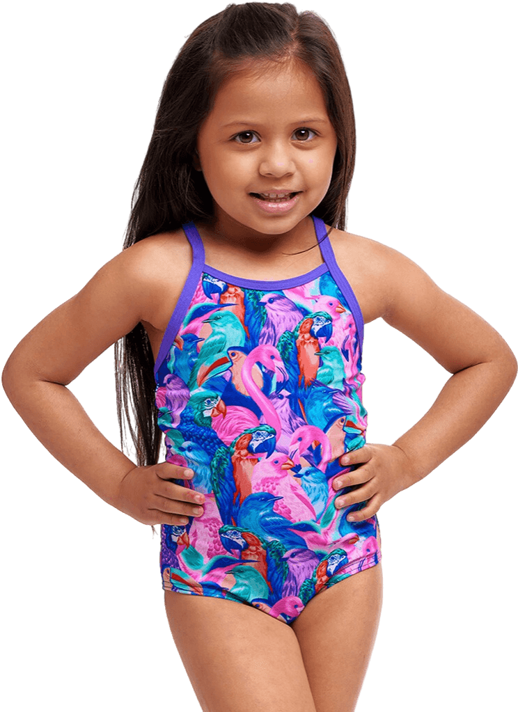 Купальник FUNKITA Toddler Girl's Birds Gone Wild - 2