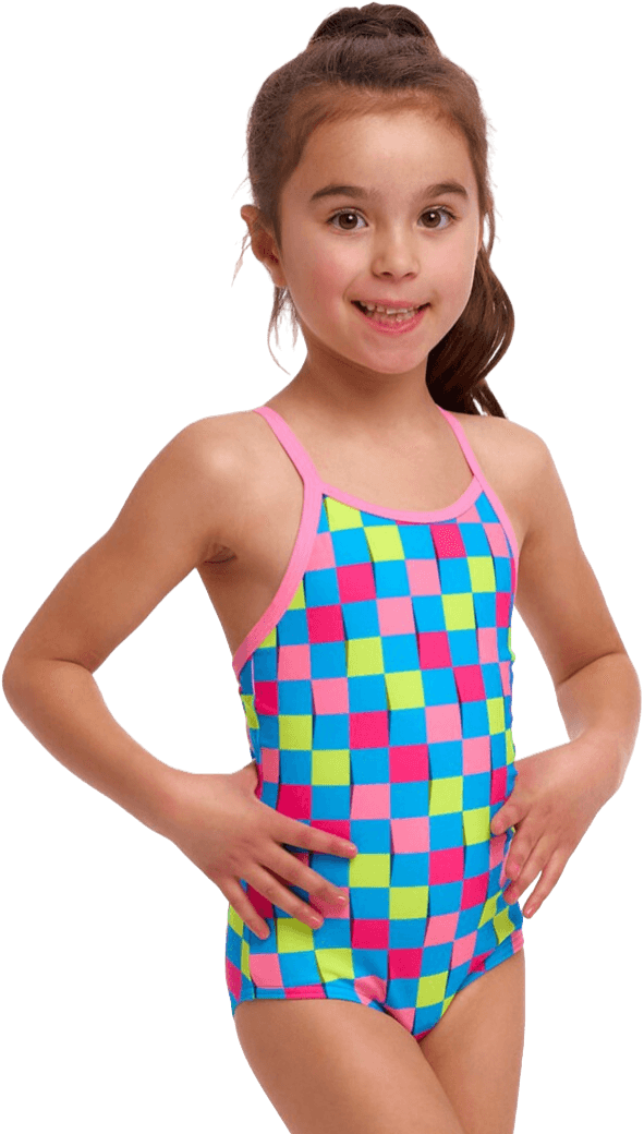 Купальник FUNKITA Toddler Girl's Post It - 1