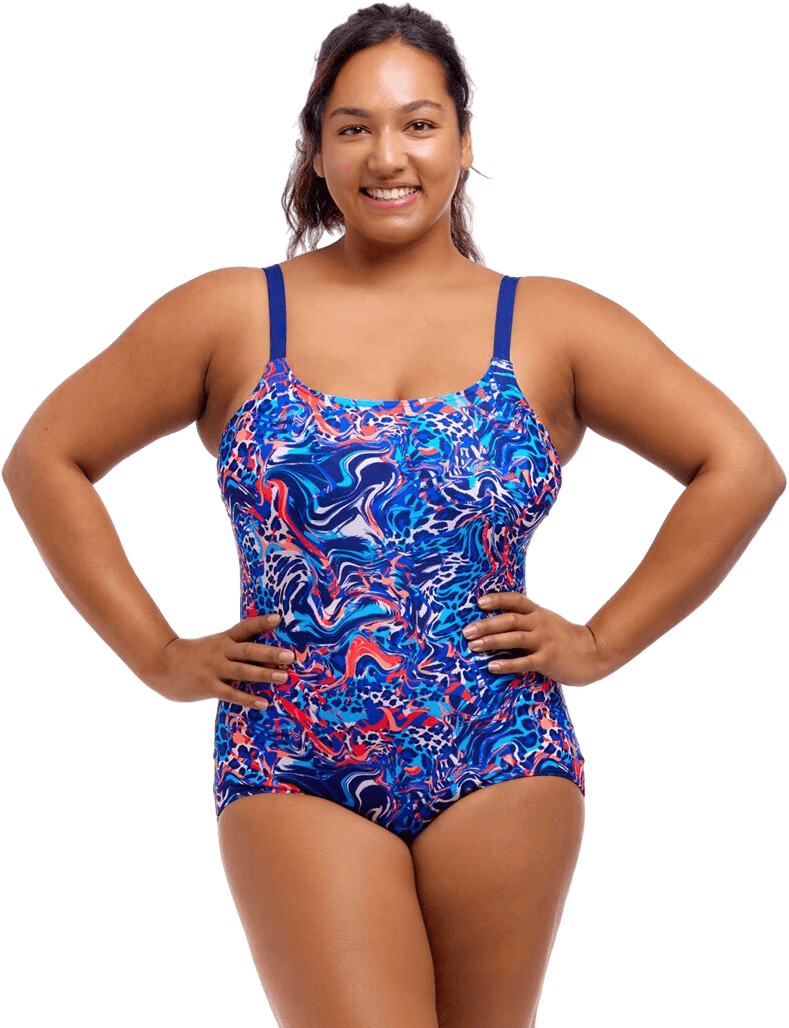 Купальник FUNKITA с поддержкой Mad Cat (Scoop Neck) - 1