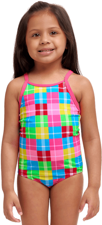 Купальник FUNKITA Toddler Girl's Party Patch - 1