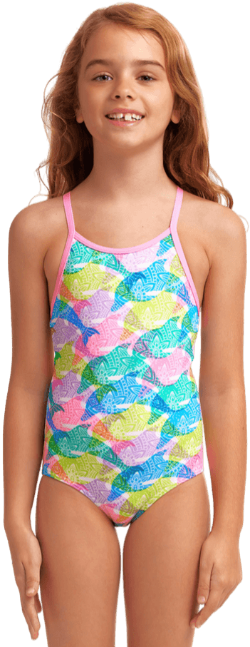 Купальник FUNKITA Toddler Girl's Pastel Porpie - 1