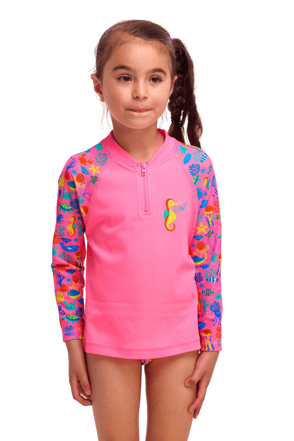 Купальник FUNKITA Toddler Girl's Fishilicious (Zippy Rash Vest) - 1