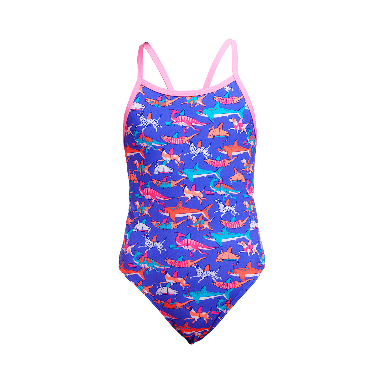 Купальник FUNKITA Girl's Doggie Paddle - 3