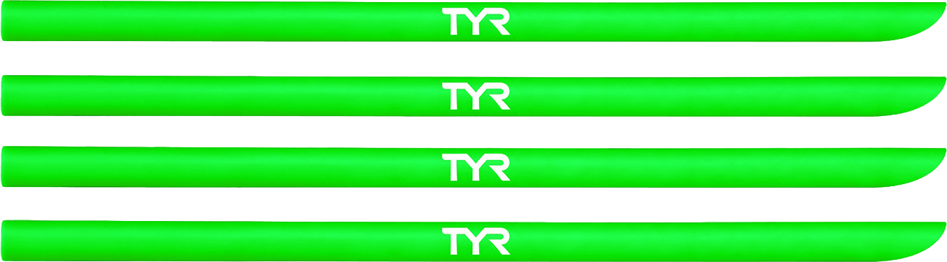 Набор резинок для лопаток TYR Silicone Hand Paddle Replacement Straps Зеленый (322)