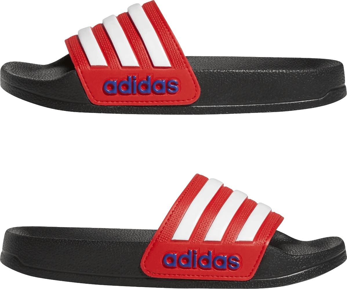 Шлепанцы Adidas (Slides Sandales) SHOWER Черный-Красный - 2